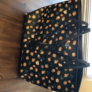 Coach flowered purse